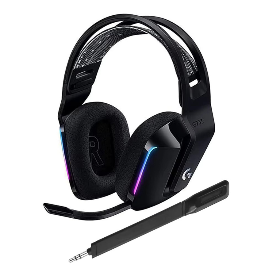 Logitech Ersatzmikrofon für G733 Wireless Gaming Headset mit 3,5 mm Klinkenanschluss in Schwarz - Bild 2