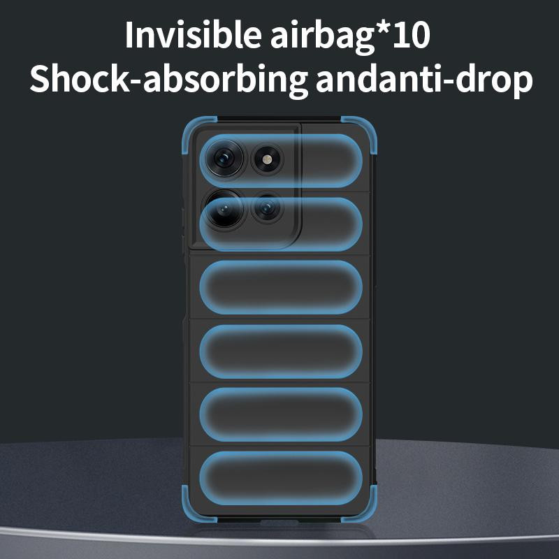 Flexibles Silikon Case für Motorola Moto G86 Power in Schwarz, Stoßfeste Schutzhülle - Bild 3
