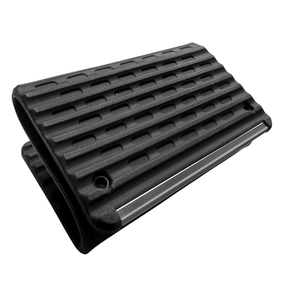 OSMR Multifunktionale faltbare Handyhalterung aus Aluminium und Silikon für Smartphone, Tablet und Laptop in Schwarz oder Orange - Bild 3