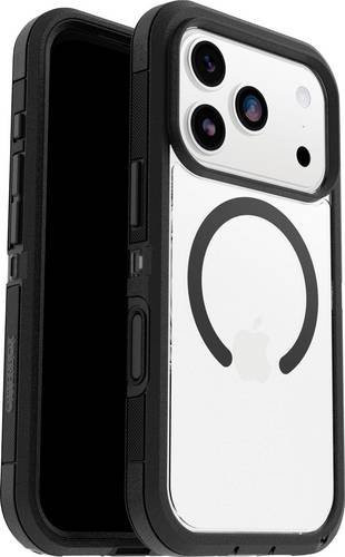 OtterBox Defender Pro XT Handyhülle für Apple iPhone 17 Pro mit MagSafe, Transparent Schwarz - Bild 1