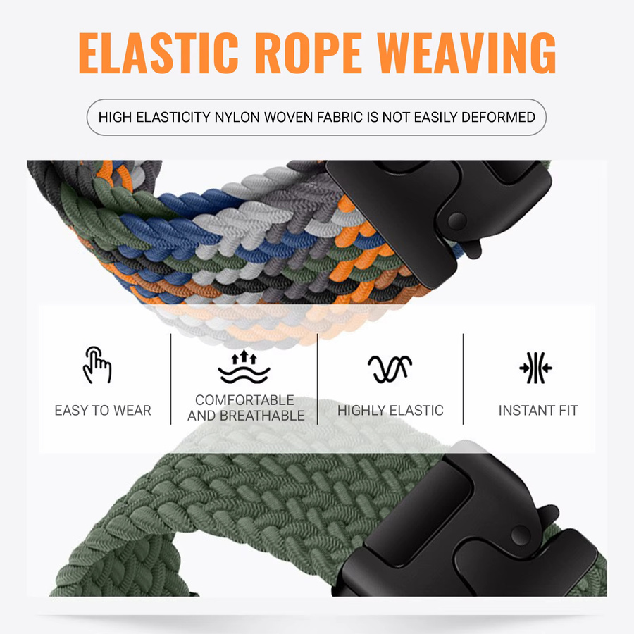 YEELUSEE Nylon-Armband mit Schnellwechsel-Funktion für Garmin Fenix 8 7 Pro 7S 6 5X 5Plus Tactix 8 7, Breite: 26 mm, 22 mm, 20 mm oder 43 mm - Bild 1