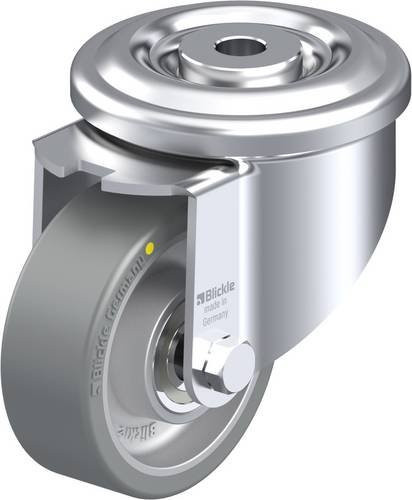 Blickle LKR-ALTH 80K-AS Lenkrolle in Silber und Grau mit 80 mm Rad-Durchmesser und 200 kg Tragfähigkeit - Bild 1