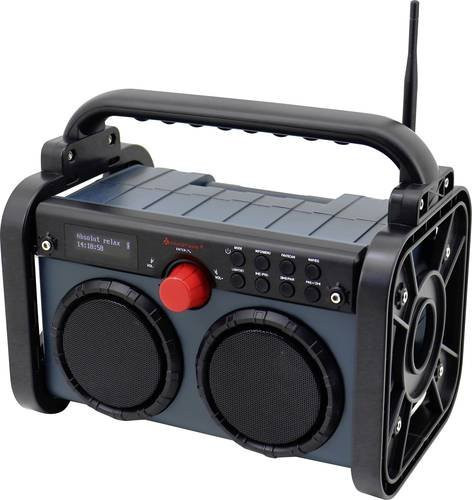 Soundmaster DAB85BL Baustellenradio mit DAB+ und UKW in Blau und Schwarz - Bild 1
