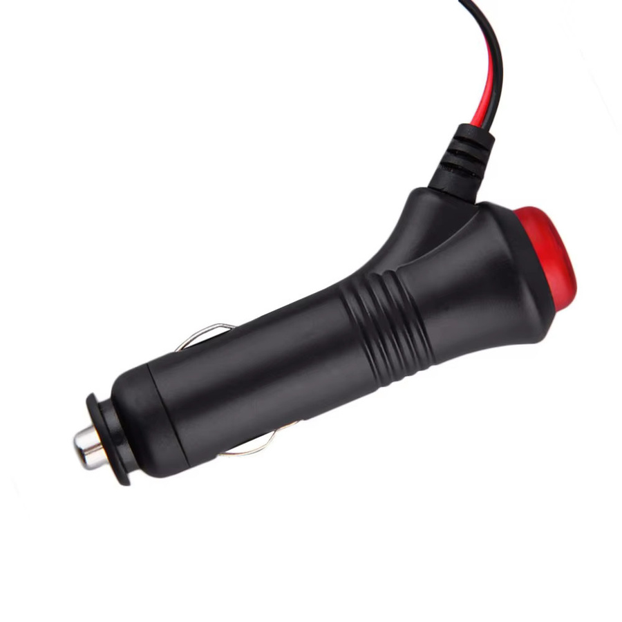 Kebidu Universal Auto Zigarettenanzünder Splitter mit Ein- und Ausschalter für 12V und 24V in Schwarz - Bild 4