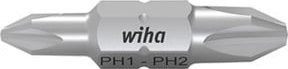 Wiha Doppelbit Set Phillips 10-teilig in Box, PH1 und PH2, Farbe Silber - Bild 1