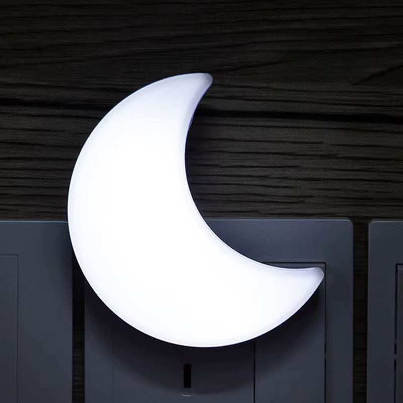 Feimefeiyou LED Mond Nachtlicht als Wandlampe für Kinderzimmer, Schlafzimmer und Wohnzimmer - Bild 3