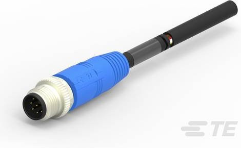 TE Connectivity T4161110008-004 Sensor-Aktor-Steckverbinder konfektioniert blau 5er Packung - Bild 1