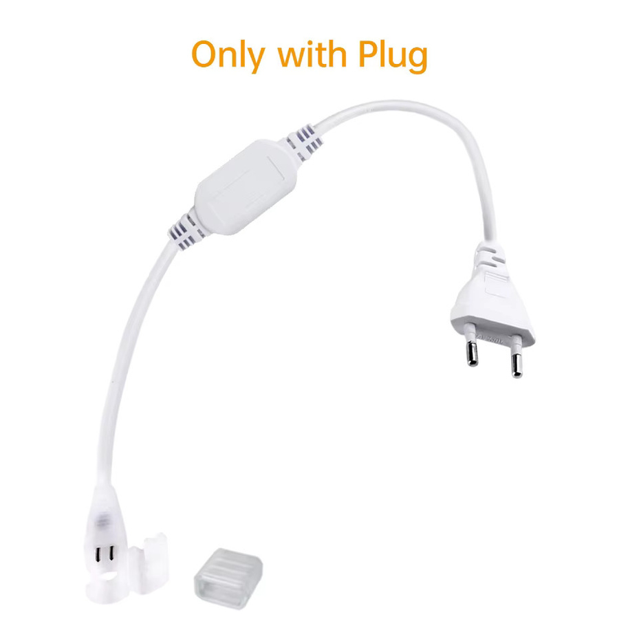 FastDeng Dimmer-Stecker mit 4-Tasten-Touch-Funktion für COB-LED-Streifenleuchten, EU-Netzstecker 220V, Weiß - Bild 2