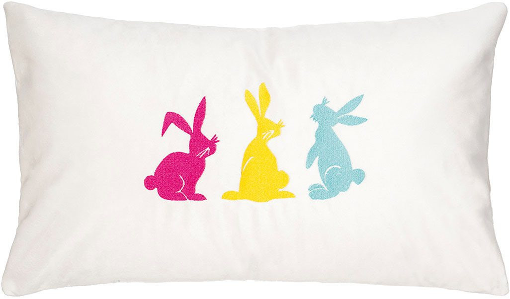 PAD Dekokissen BUNNIES mit Stickerei - Bild 1
