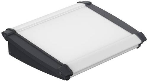 Bopla ALU-TOPLINE ATPH 1850-200 Pult-Gehäuse aus Aluminium und ABS in Graphitgrau (RAL 7024), B/T/H: 200 x 181 x 53 mm - Bild 1