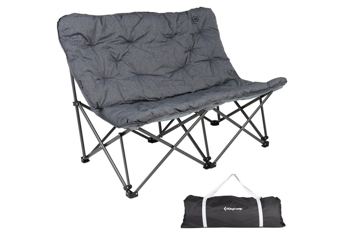 KingCamp Camping Sofa Lindon Relax Doppel Lounge Campingstuhl für 2 Personen - Bild 1
