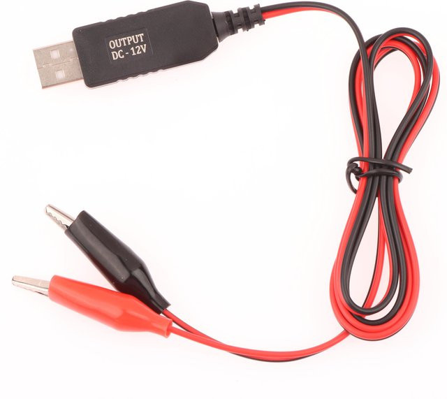 USB-C auf 3V Spannungswandler Konverter für Multimeter Mikrofon Spielzeugfernbedienung und medizinische Geräte in Schwarz und Rot - Bild 1