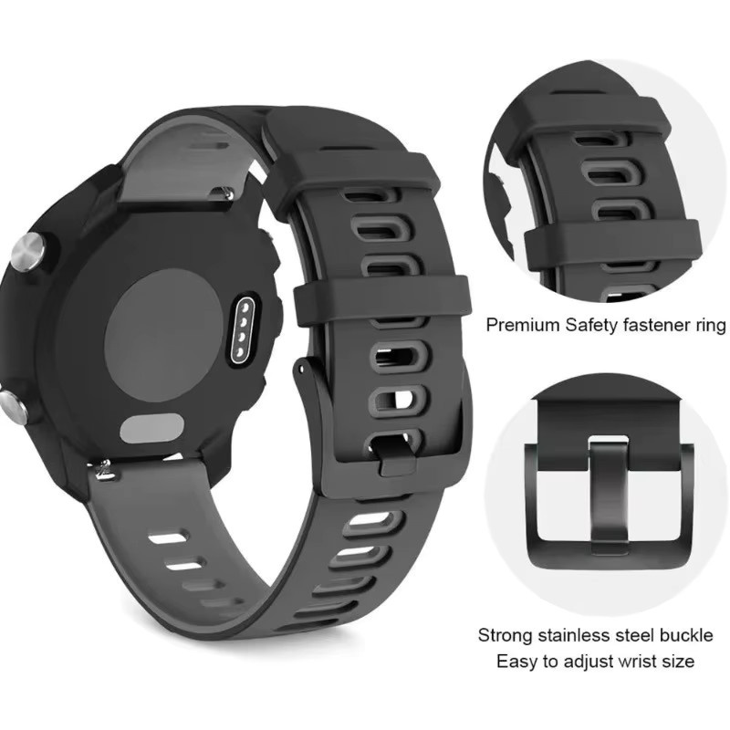 Huawei Uhrenarmband Silikon, Schwarz, Unisex - Bild 3