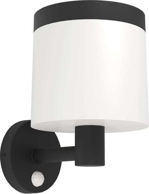 Eglo LED-Solar-Wandleuchte Pantete mit Bewegungssensor in Schwarz, B/H: 21 x 15,5 cm - Bild 1