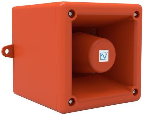 Pfannenberg Ex ATEX Schallgeber IS-A105N IIC 24 DC in Rot und Orange aus Kunststoff mit 103dB - Bild 1