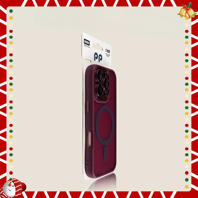Apple MagSafe Full Lens Guard Premium Hülle für iPhone 17 Pro Max in Burgund - Bild 1