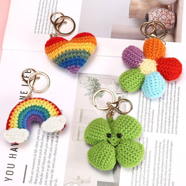 NYXIA Charm, Herz, Kleeblatt, Bunt, Unisex - Bild 1