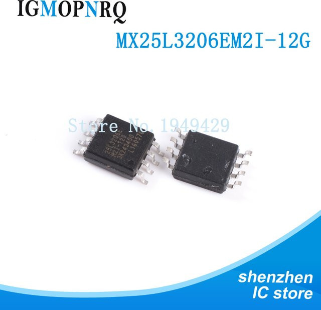 10 Stück MXIC MX25L8005M2C Laptop Chip SOP8 in Schwarz - Bild 1