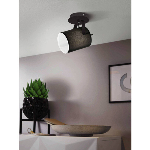 Eglo Wandlampe Villabate Spot aus Stahl in Schwarz und Weiß - Bild 2