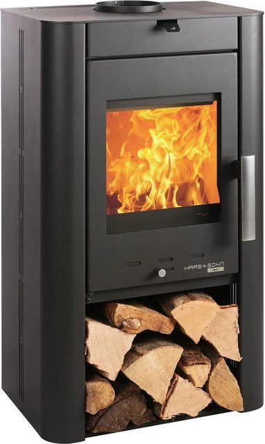 Haas+Sohn Kaminofen in Schwarz mit 6 kW Leistung - Bild 1