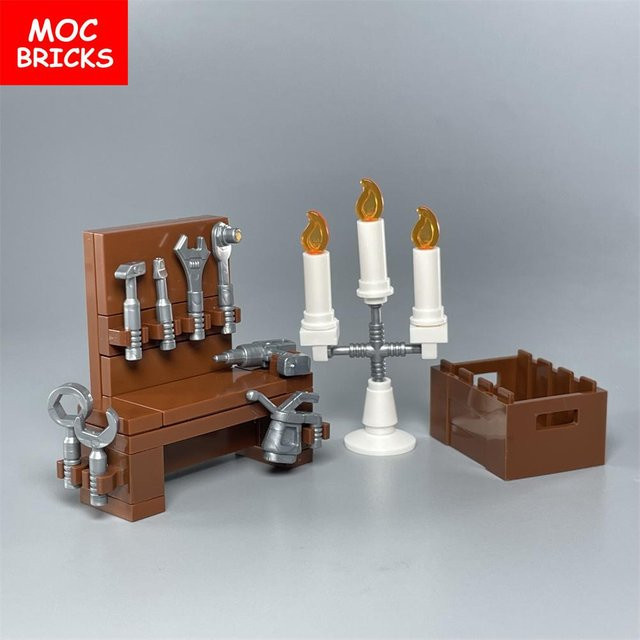 Yiran toy Set MOC Steine Multifunktionswerkzeuge Wartungsbetrieb, Zubehör, ab 6 Jahren - Bild 1