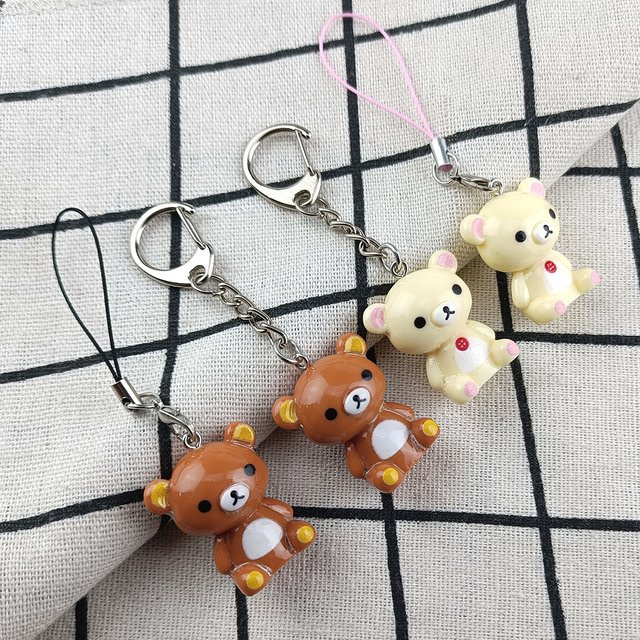 YiYuYiHua Schlüsselanhänger, Bär, Bunt, Unisex - Bild 1