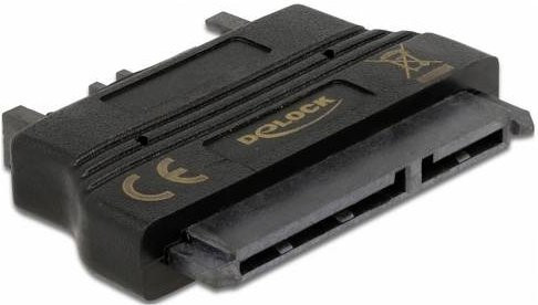 Delock Laufwerk Adapter Slimline-SATA auf SATA in Schwarz - Bild 1