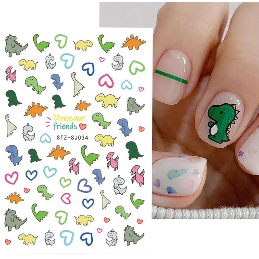 Full Beauty Nagelaufkleber Dinosaurier, Kinder - Bild 2