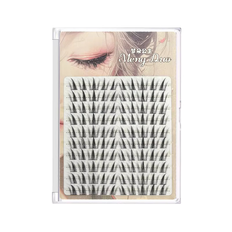 JIEFUXIN Wimpernset, Comic-Cluster, Damen - Bild 3
