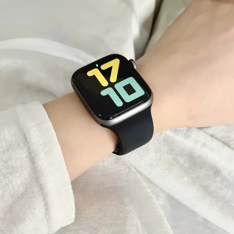 PEO Uhrenarmband Silikon, Schwarz, Unisex - Bild 2