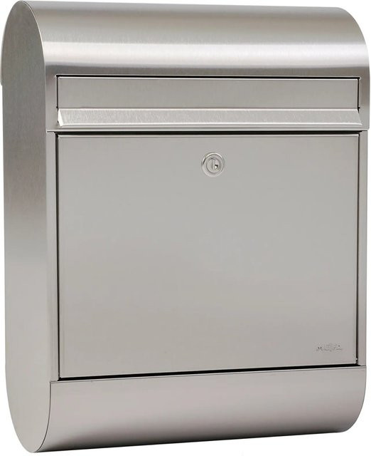 MEFA Briefkasten Ruby 864 Edelstahl mit Sicherheitsschloss, B/H/T: 45 x 35,4 x 16 cm - Bild 1