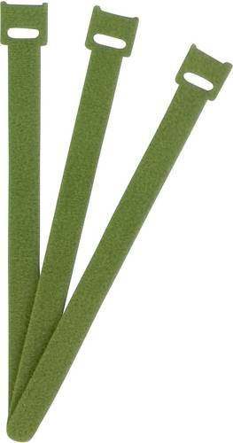 FASTECH Klettkabelbinder zum Bündeln in Grün, 100 Stück, Länge: 200 mm, Breite: 13 mm - Bild 1