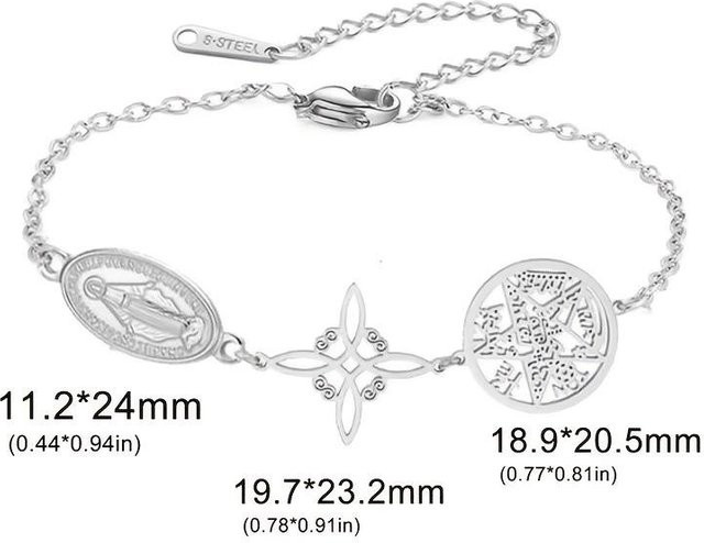 Rui Di Armband Edelstahl, Silber, Unisex - Bild 1