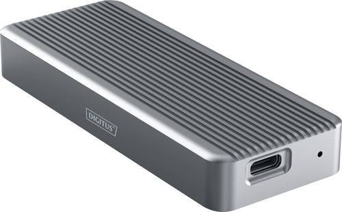 DIGITUS USB M.2 NVMe SSD Festplattengehäuse extern mit USB-C 3.2 Gen 2x2 20Gbps aus Aluminium in Grau/Schwarz (DA-71157) - Bild 1