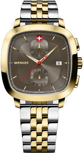 Wenger Chronograph, Quarz, Edelstahl, 40 mm, Herren - Bild 1