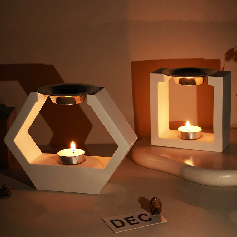 UDOCOOL Silikonform für ätherische Öl Diffusoren im Nordic Stil, Weiß - Bild 4