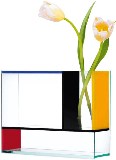 Vase Piet nach Piet Mondrian vom Metropolitan Museum of Art, mehrfarbig, B/T/H: 25,0 x 20,0 x 25,0 cm - Bild 1