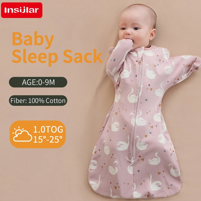 Baby Kuscheldecke aus Baumwolle mit Cartoon-Tierprint in Pink - Bild 1