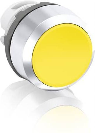 ABB MP1-20Y Drucktaster-Frontelement in Gelb mit IP66 Schutzart, Breite: 28 mm, Höhe: 11,5 mm - Bild 1