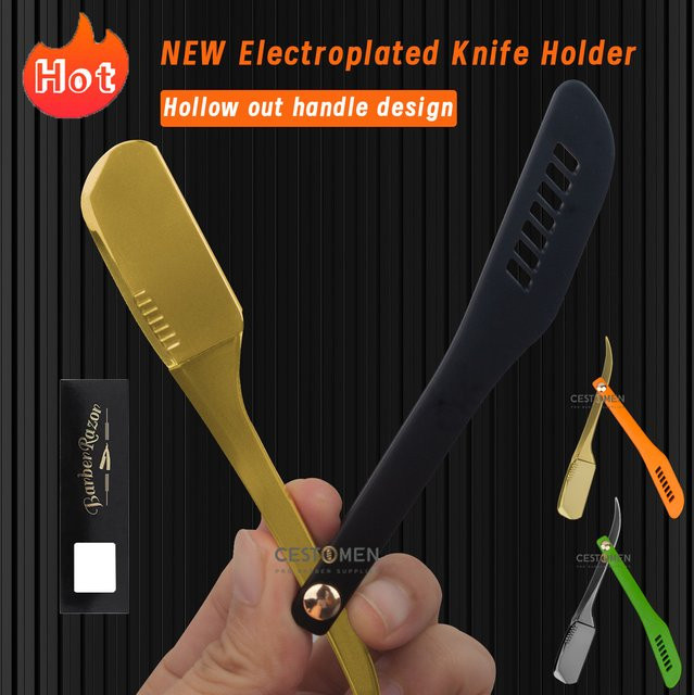 Professioneller manueller Rasierer, Edelstahl, faltbar, Unisex - Bild 1