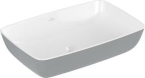 Villeroy & Boch Aufsatzwaschtisch Artis in Weiß, rechteckig, Keramik, Breite: 58 cm, Tiefe: 38 cm - Bild 1