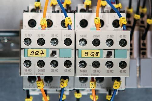HellermannTyton Etikett für Laserbedruckung, A4, Gelb-Weiß, Kunststoff, Mehrzweck-Etikett - Bild 1