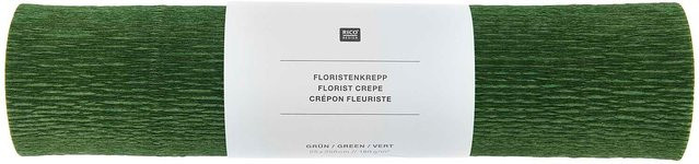 Rico Design Paper Poetry Floristenkrepp in Grün - Bild 1