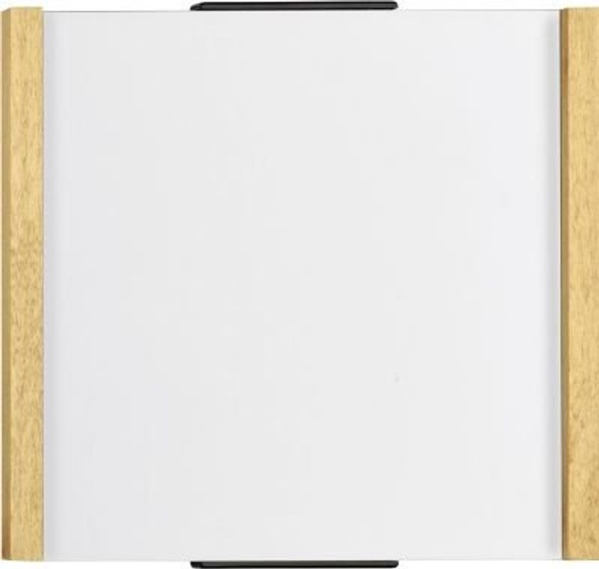 moedel Türschild LMH aus Holz mit Polyester-Abdeckung, individuell beschriftbar, Ahorn, B: 160 mm x H: 148 mm - Bild 1