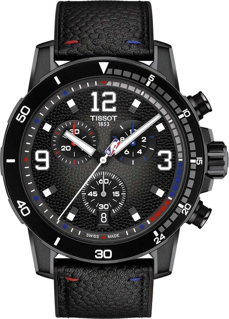Tissot Chronograph Supersport NBA Special Edition, Quarz, Edelstahl, 45 mm, Herren - Bild 1