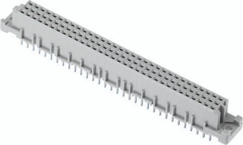 HARTING Federleiste aus Kunststoff, 3 Reihen, grau - Bild 1