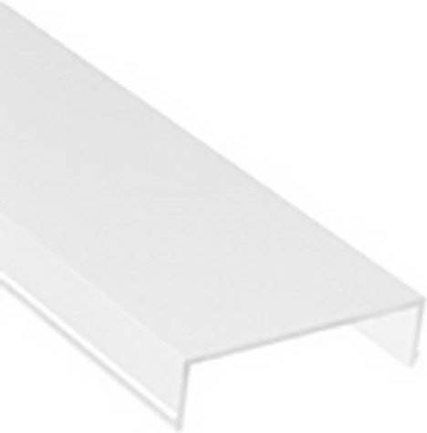 Barthelme LED-Profil Abdeckung U-Form in Weiß aus Kunststoff - Bild 1
