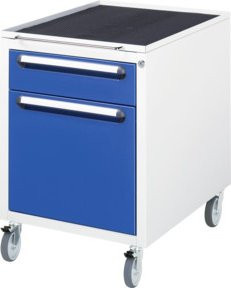 Rau Schubladenschrank E-3-2-mobil aus Metall mit Rollen B/T/H: 49 x 60 x 69 cm - Bild 1