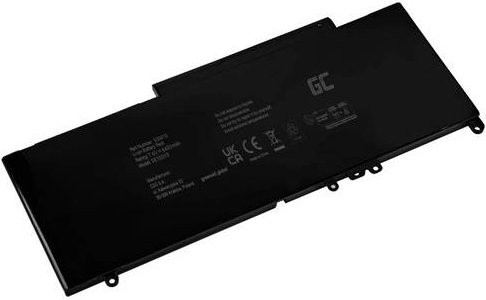 Green Cell Notebook-Akku GC-DE102V3 Li-Ion in Schwarz mit 6200 mAh und 7.6V für Dell - Bild 1