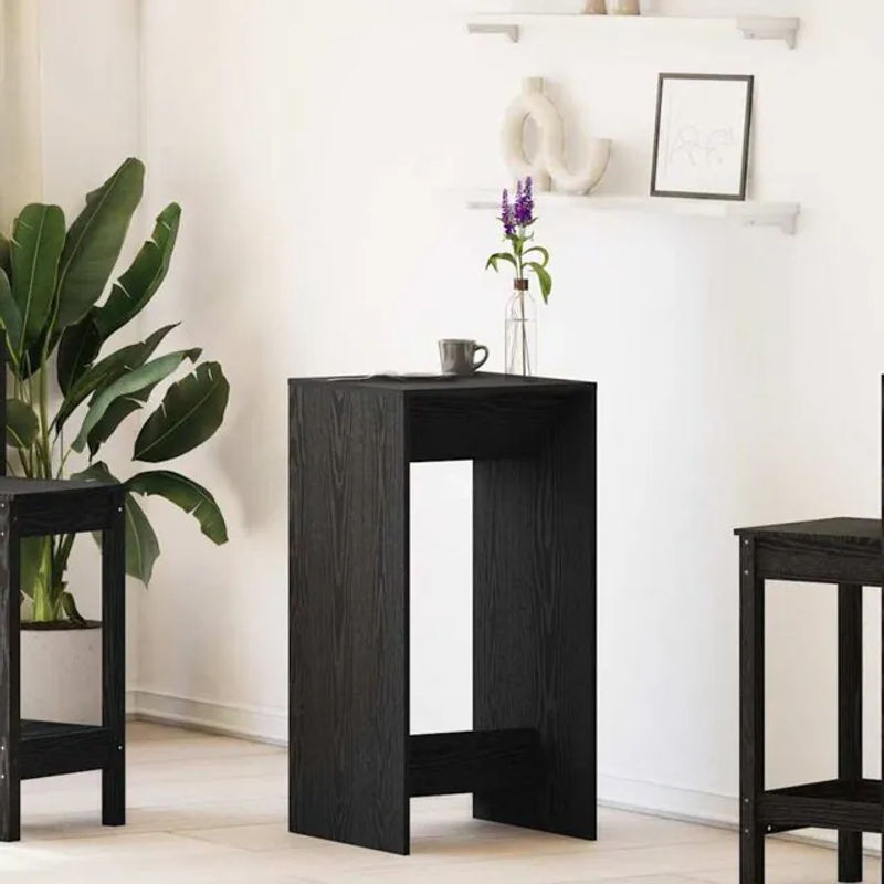 Vidaxl Bartisch aus Holzwerkstoff in Schwarzer Eiche, Modern und Minimalistisch, B/T/H: 50 x 50 x 103,5 cm - Bild 1